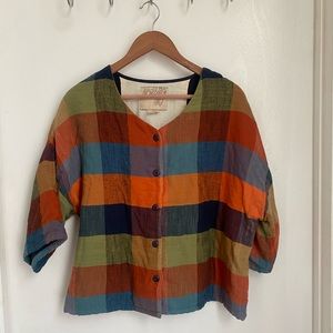 Ace & Jig short sleeve top, Hudson, M